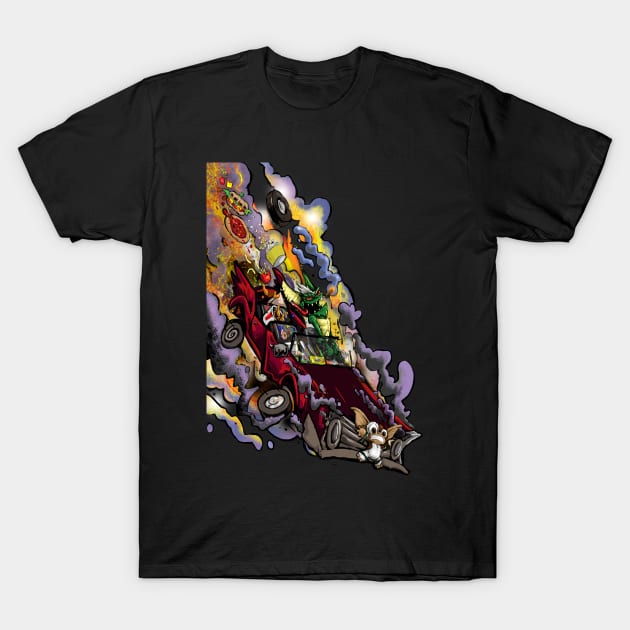 Gremlin's ride T-Shirt by ArtByJamesPowell